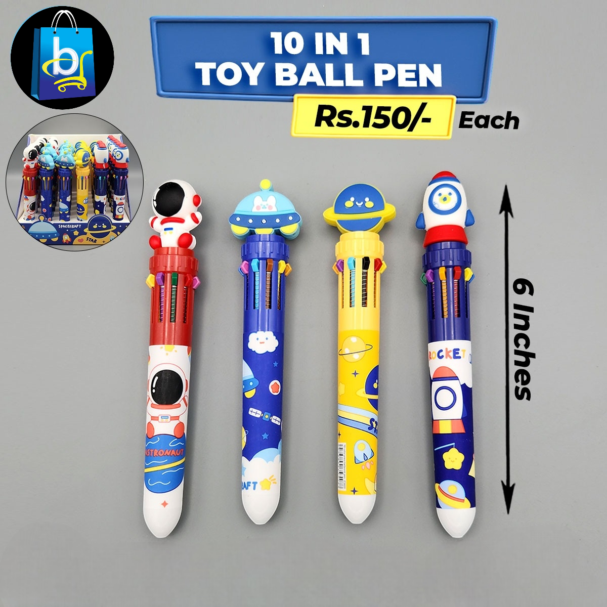 10 In 1 Unicorn Ball Pen