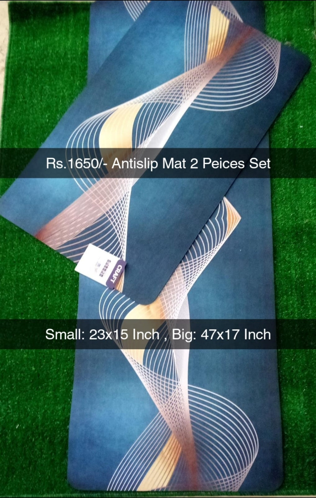 Anti-slip Mat 2-Pcs Set