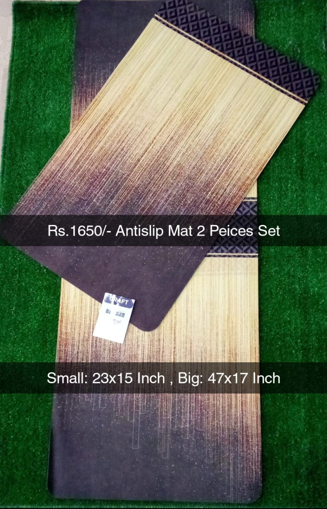 Anti-slip Mat 2-Pcs Set