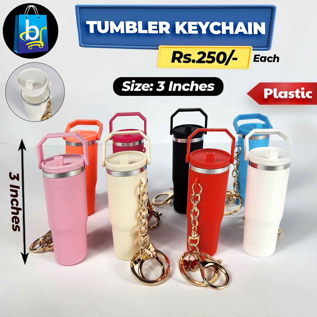 Tumbler Keychain