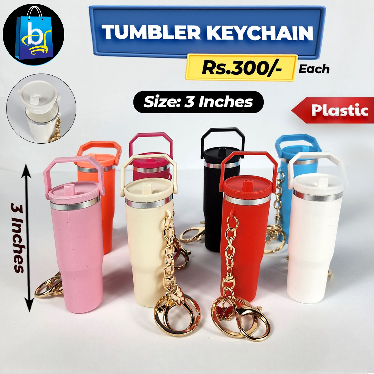 Tumbler Keychain