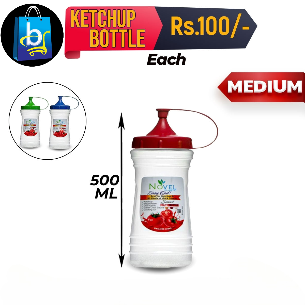 Ketchup Bottle Medium
