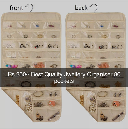 80 Pockets Jewelry Holder