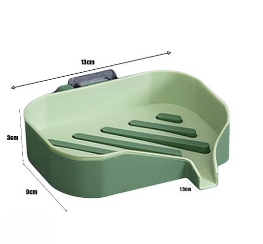 Double-layer drainage soap dish