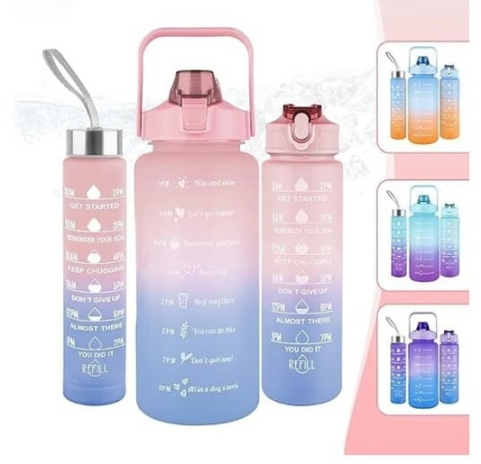 Water Bottle Set - 3 pec
