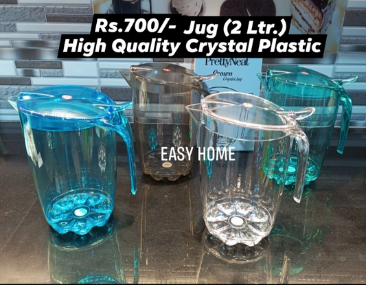 Crystal Plastic Jug-Large