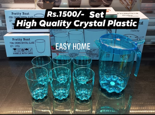 Crystal Plastic Set