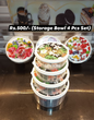 Storage Round Bowl Set