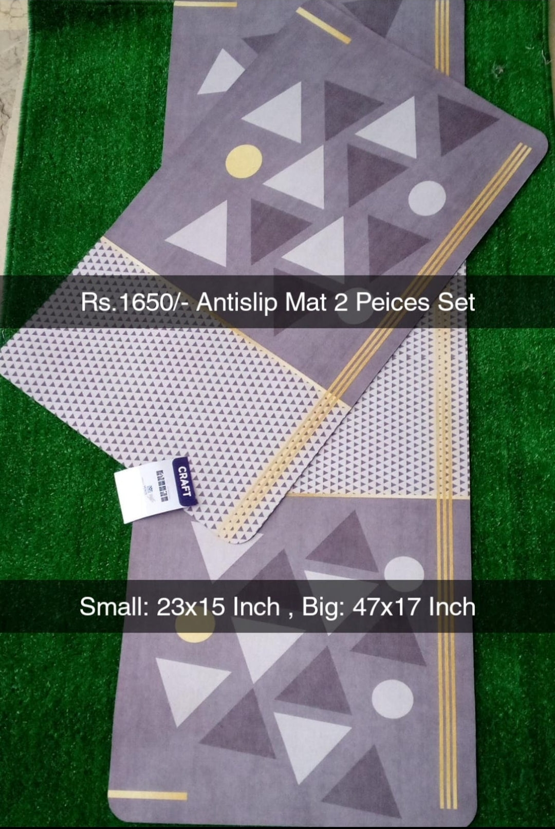 Anti-slip Mat 2-Pcs Set