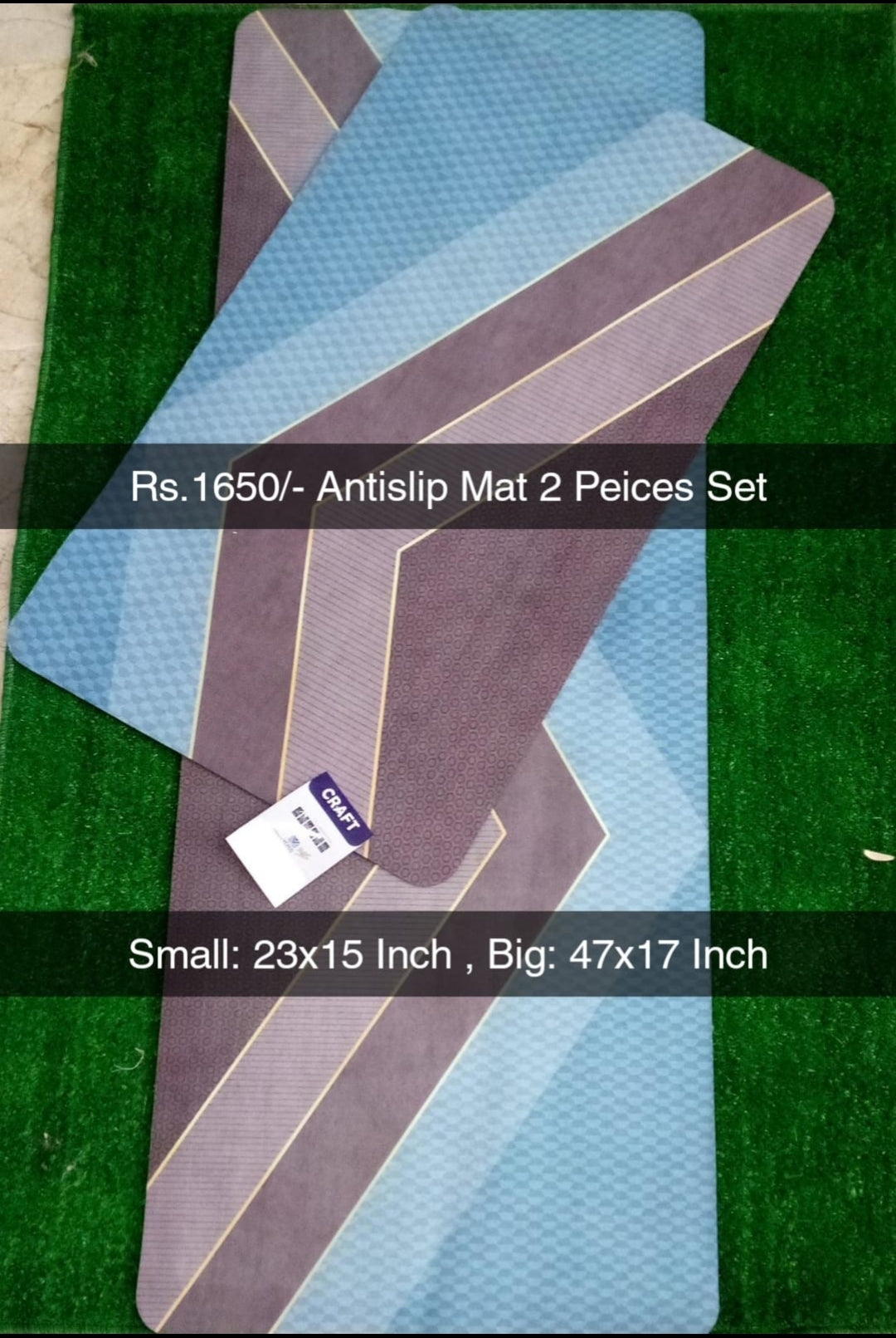 Anti-slip Mat 2-Pcs Set