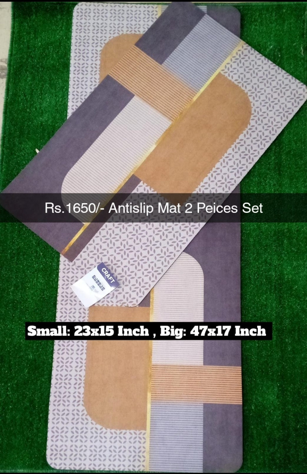 Anti-slip Mat 2-Pcs Set