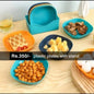 Plastic Plates with Stand 10 PCS