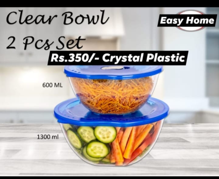 Crystal Plastic Bowl
