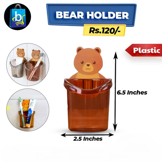 Bear Tooth Brush Holder
