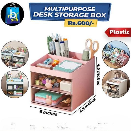 Multipurpose Desk Storage Box