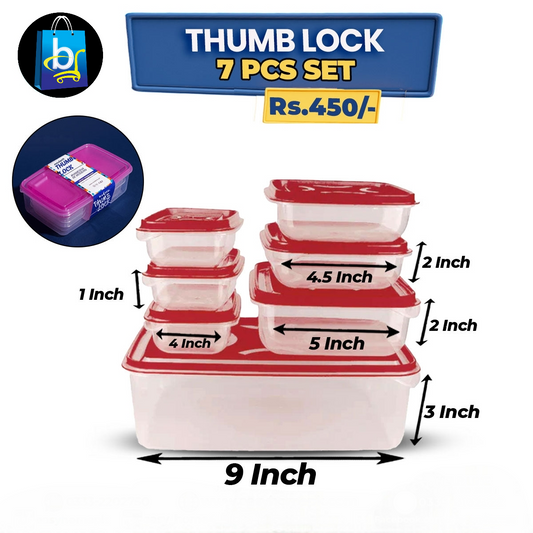 Plastic Thumb Lock Boxes