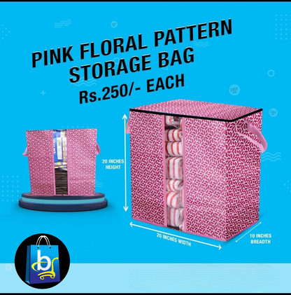 Pink Floral Bag
