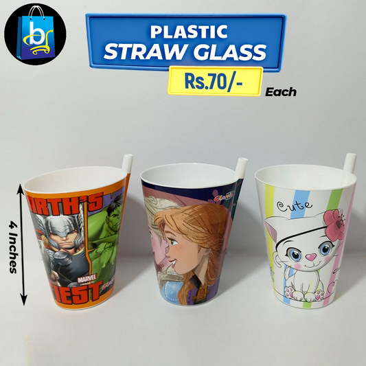 Plastic Straw Glass