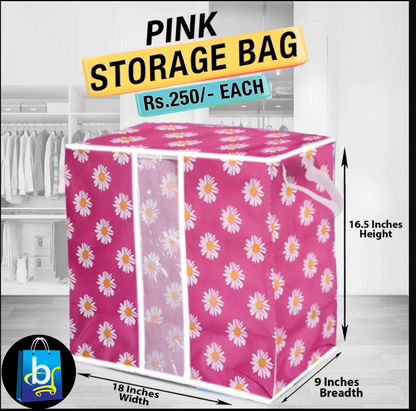 Pink Floral Bag