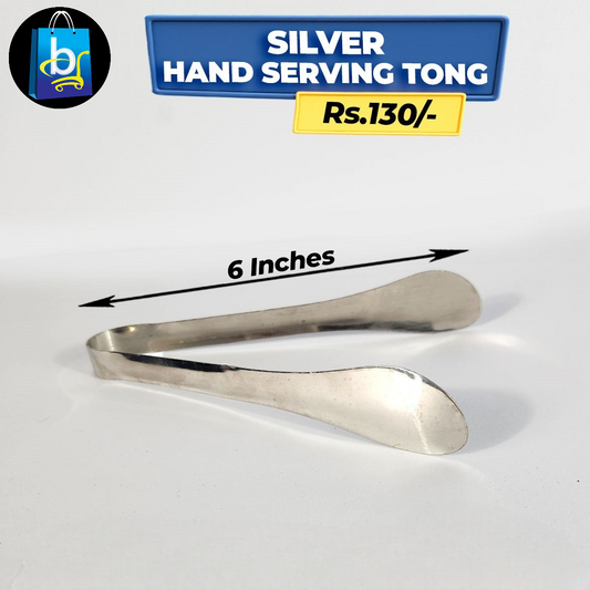 Silver Hand Serving Tong