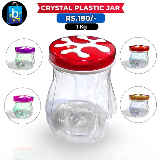 Crystal Plastic Jar / Spice Jar