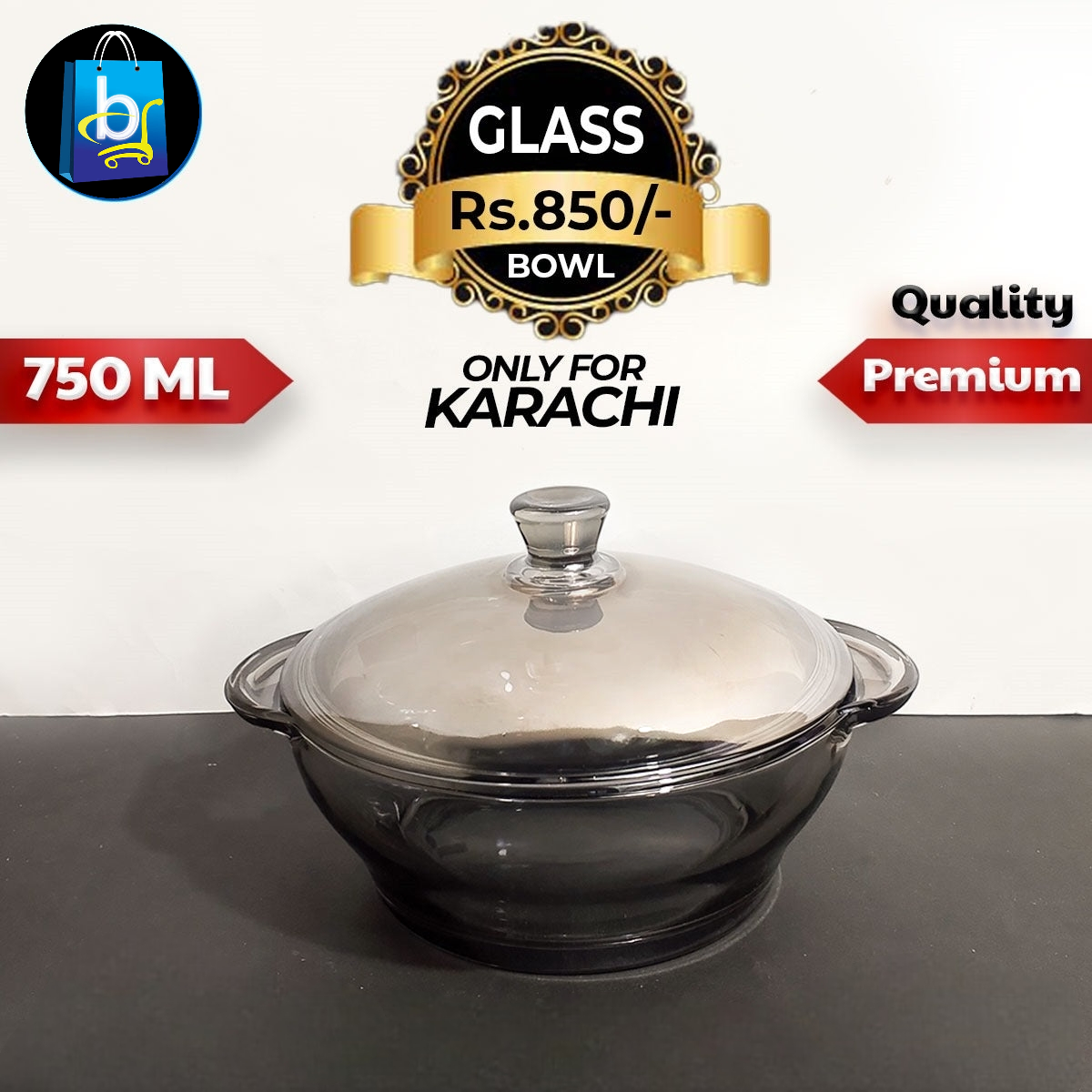 Premium Glass Bowl