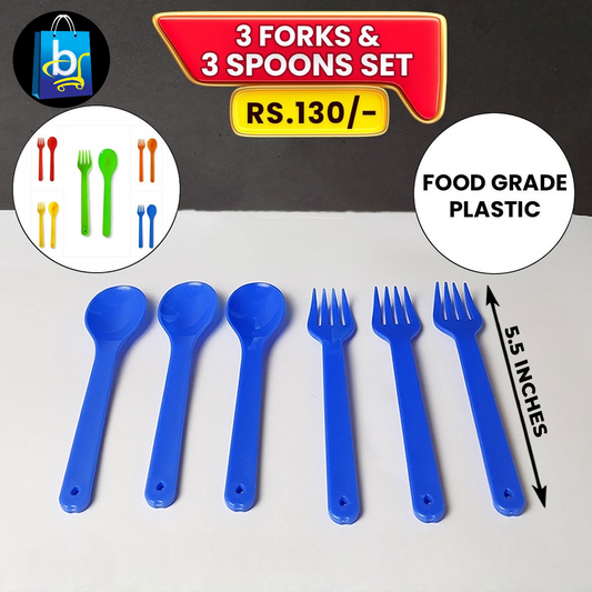 Plastic Spoon Fork Set