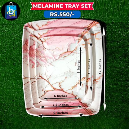 Melamine Tray Set