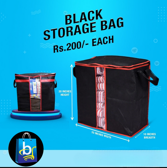 Black Storage Bag