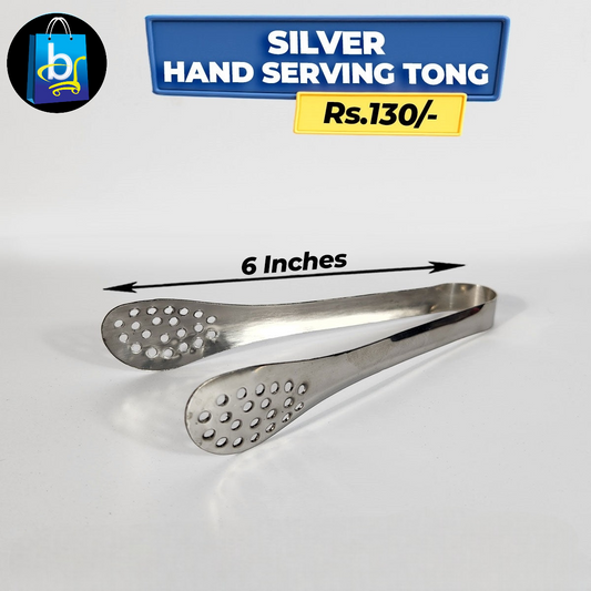 Silver Hand Serving Tong