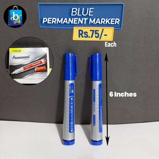 Blue Permanent Marker
