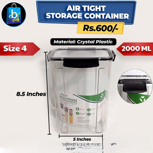 Air Tight jar - 2000 ml